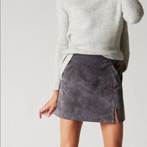 BLANK NYC Suede Mini Skirt